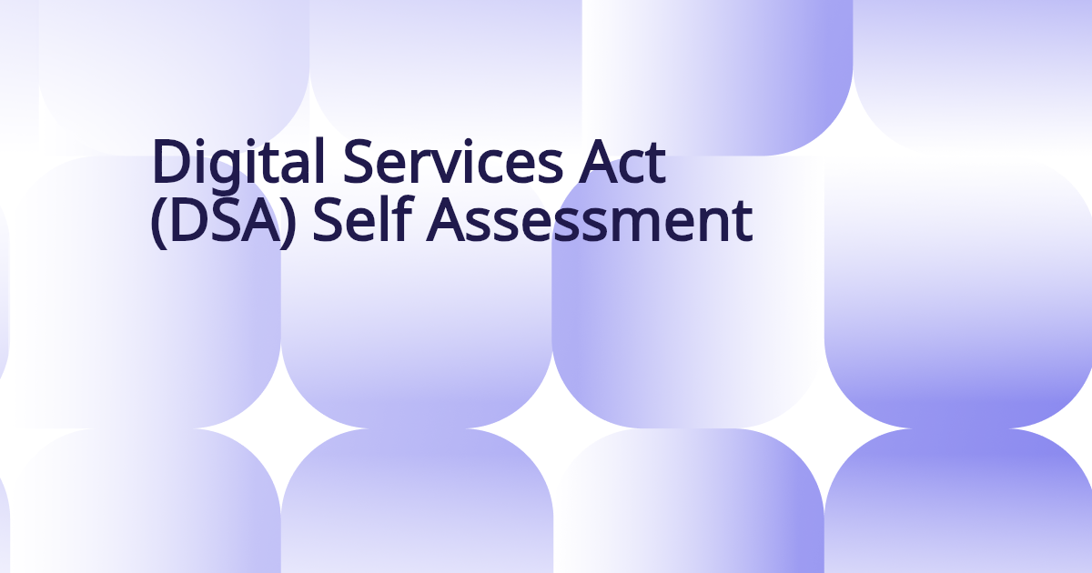 Auto-generated banner for Digital Services Act (DSA) Self Assessment